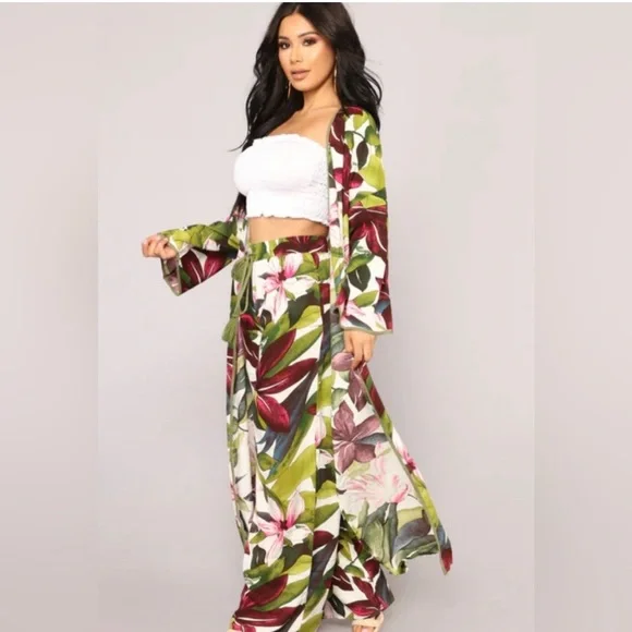 Fashion Nova | Swim | Fashion Nova Linger Tropical Maxi Length Kimono Medium Nwt | Poshmark Fashion Nova | Swim | Fashion Nova Linger Tropical Maxi Length Kimono Medium Nwt | Poshmark